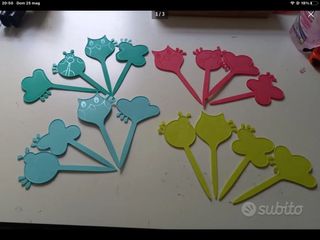 50 marcatori piante colorati