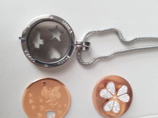 Collar acero 6 colgantes original y atemporal