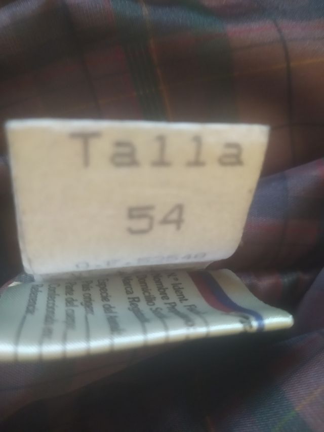 Chaquetón piel marrón