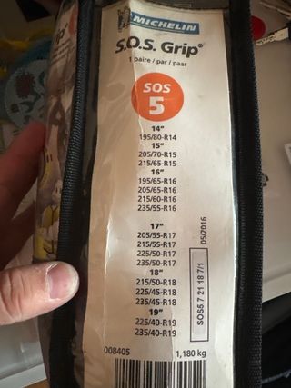Cadenas Michelin S.O.S. Grip (Tela)