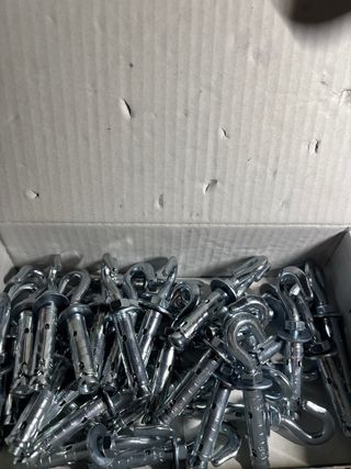 Ancoranti a gancio in lamiera zincata  - 37 pz