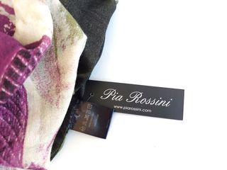Sciarpa Pia Rossini nuova grande verde, lilla