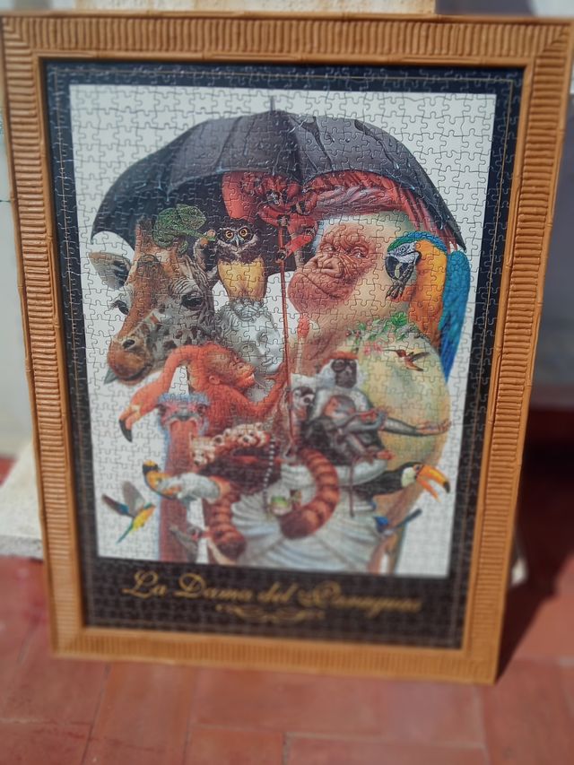 3 Puzzles enmarcados