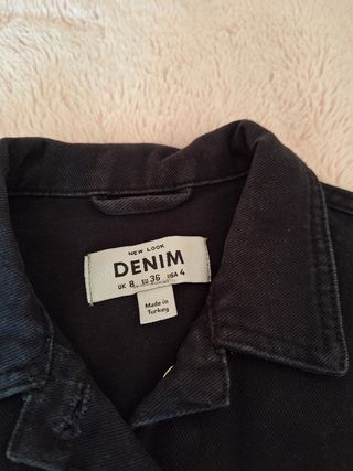 Casaco Jeans Curto Preto