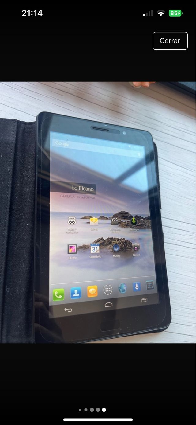 Tablet bq Elcano - Negra