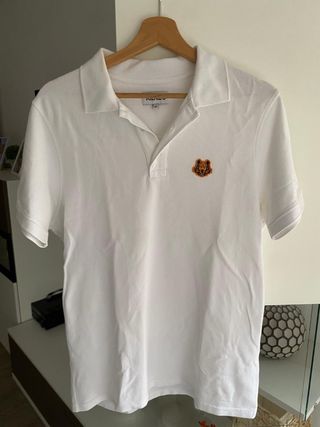 Polo Kenzo blanco talla M