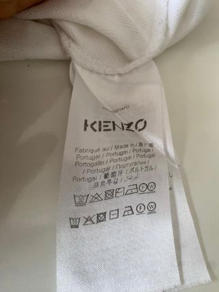 Polo Kenzo blanco talla M