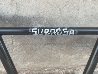 Sillín y manillar BMX Subrosa negros