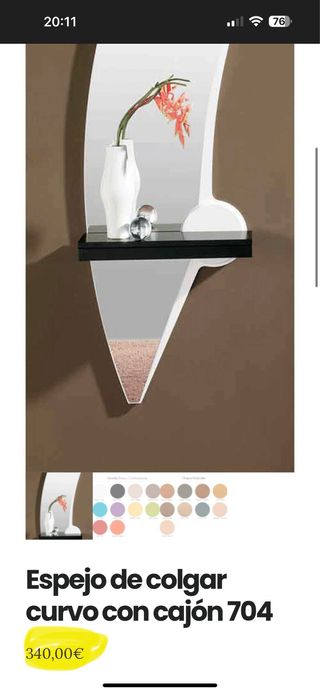 Espejo recibidor - Moderno diseño