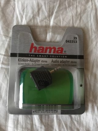 Adaptador Hama 3.5mm - Audio