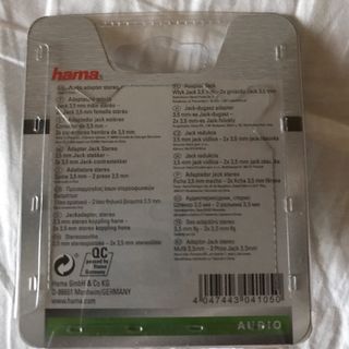 Adaptador Hama 3.5mm - Audio