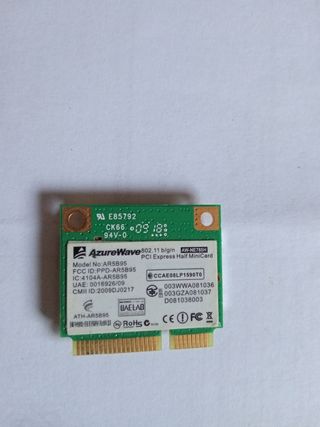 Placa WiFi AzureWave - 802.11 b/g/n