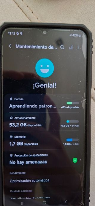 Samsung Galaxy M13 + funda protectora +protectores