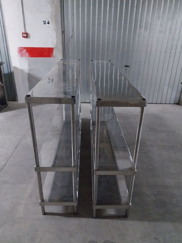 Estantería acero inoxidable 2m