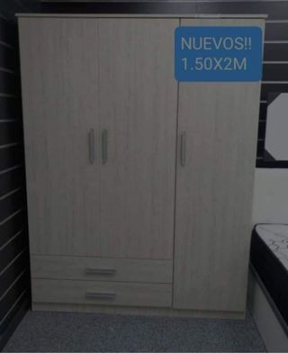 Armario 3 puertas blanco