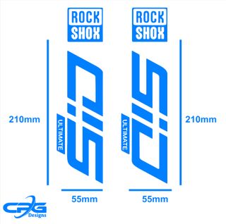 Pegatinas horquilla sid ultimate rock shox