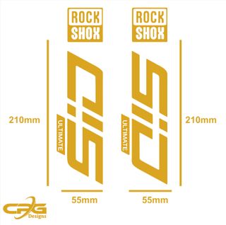 Pegatinas horquilla sid ultimate rock shox