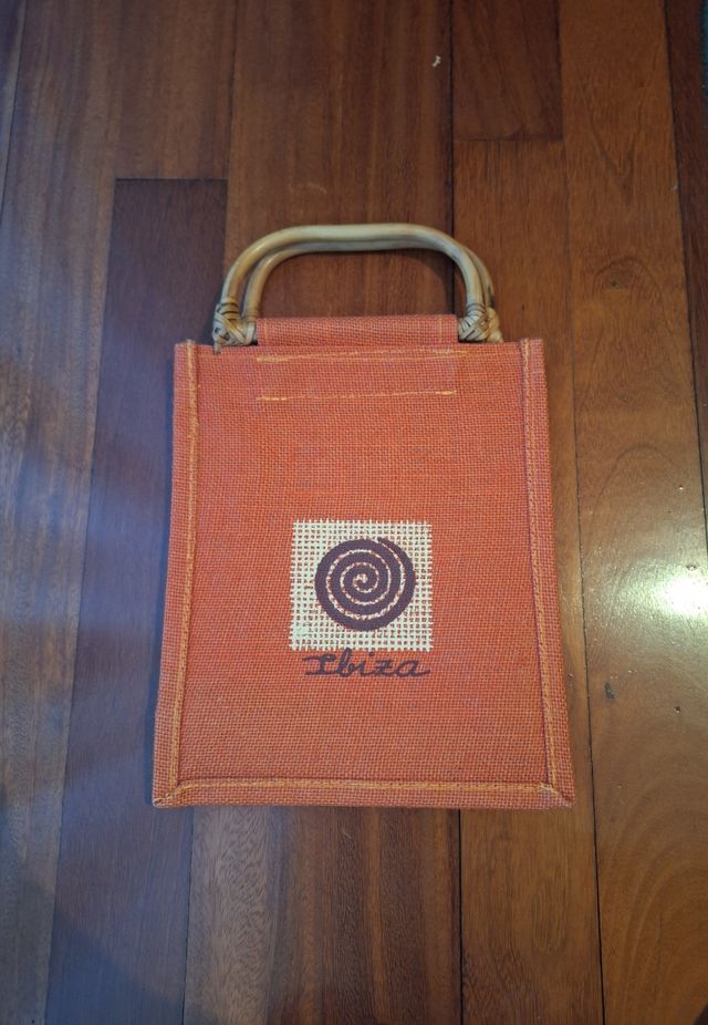 Bolso de mano naranja