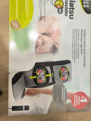 Masajeador Shiatsu 3D con Calor – Alivio Profe