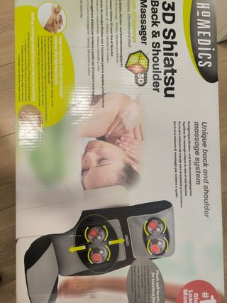 Masajeador Shiatsu 3D con Calor – Alivio Profe