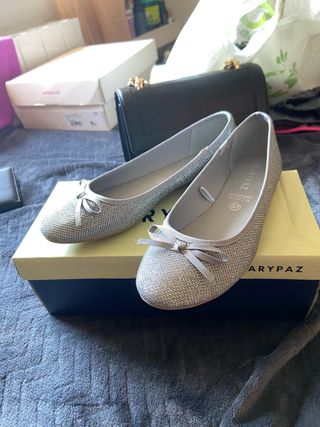 Bailarinas MARYPAZ Plata - Talla 37