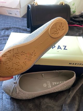 Bailarinas MARYPAZ Plata - Talla 37