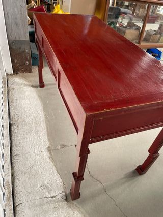 ✅escritorio lacado antiguo restaurado