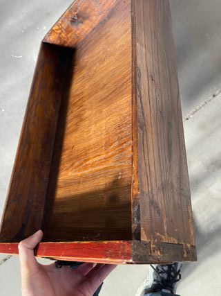 ✅escritorio lacado antiguo restaurado