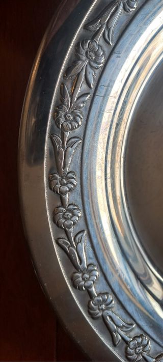 Antipastiera in vetro e metallo