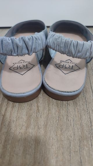 Sandalias planas Top3 celeste