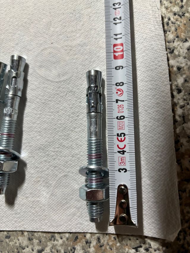 Ancoraggio a cuneo M10X90mm (20 pezzi)