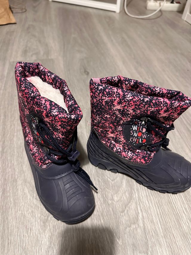 Botas Nieve Niña con luces LED - Talla 30