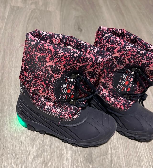 Botas Nieve Niña con luces LED - Talla 30