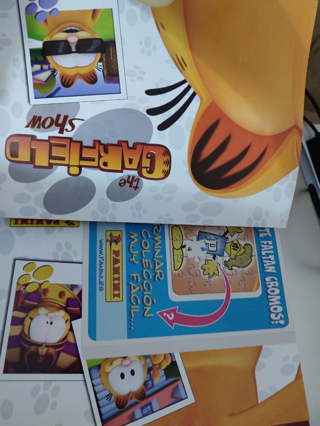 Álbum Pegatinas Garfield Show