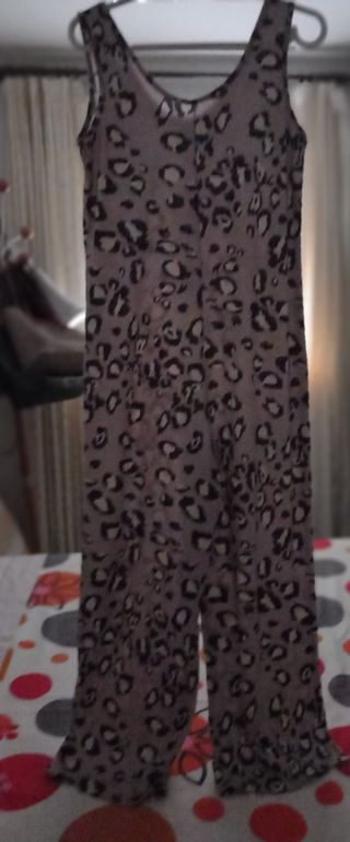 Mono largo estampado leopardo