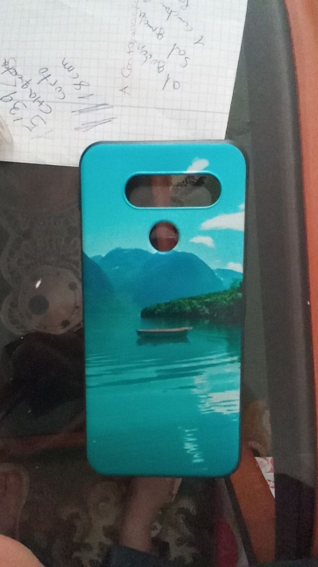 Funda LG K70 - paisaje lago