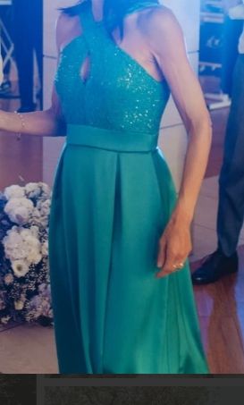 Abito cerimonia teal - tg.42