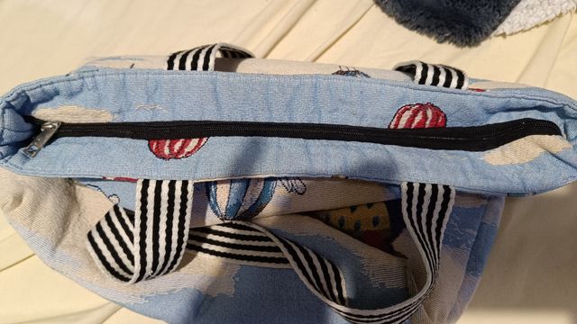 Bolso playa búhos multicolor