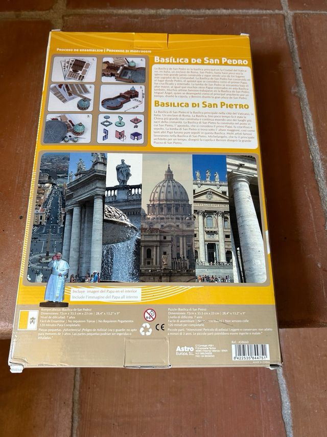 Puzzle 3D Basilica San Pedro