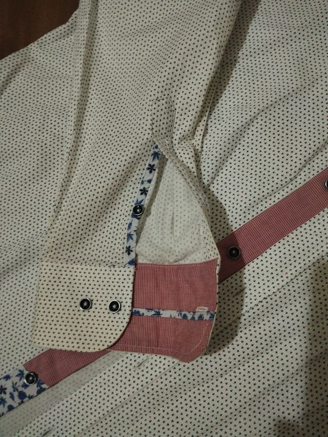 Camisa Bruno Fontani - Rosa y Blanca