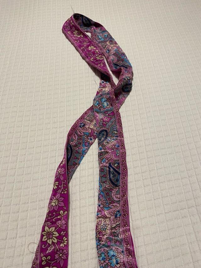 Kimono de seda estampado largo