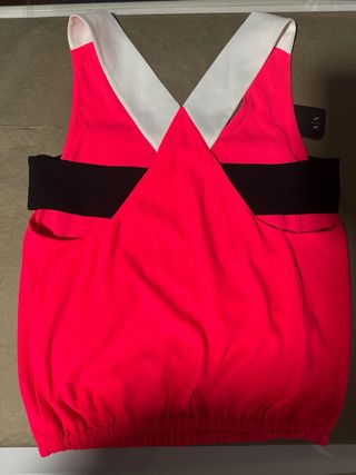 Top Armani Exchange rosa y blanco