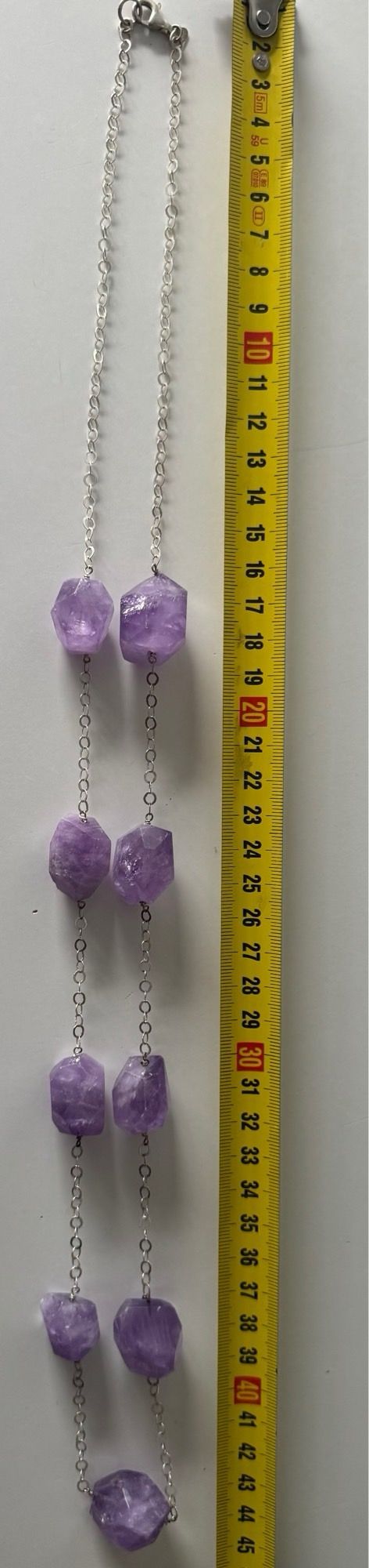 Collar y pendientes amatista | Plata