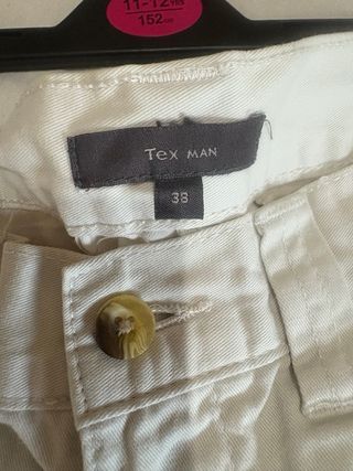 Bermudas beige hombre talla 38