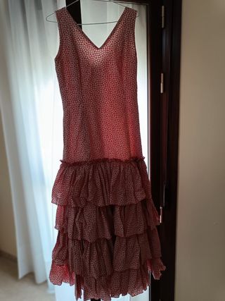 Bata flamenca roja - M/L