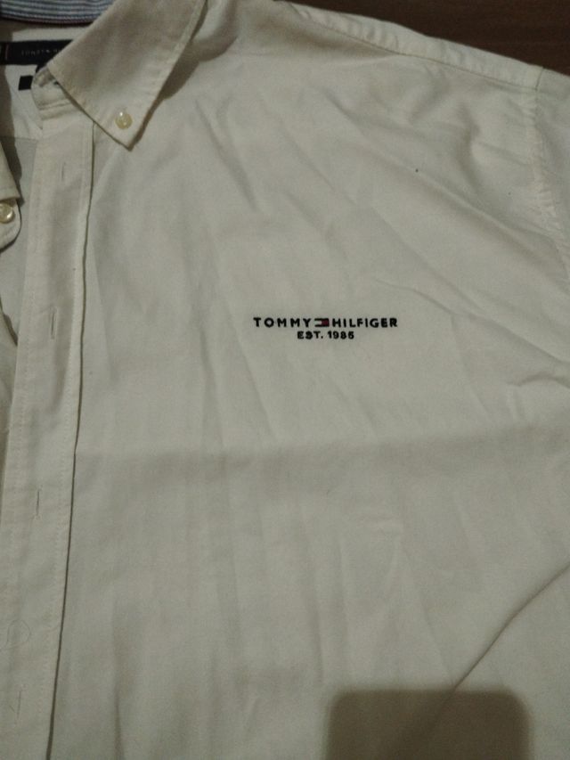 Camisa Tommy Hilfiger blanca - 3XL