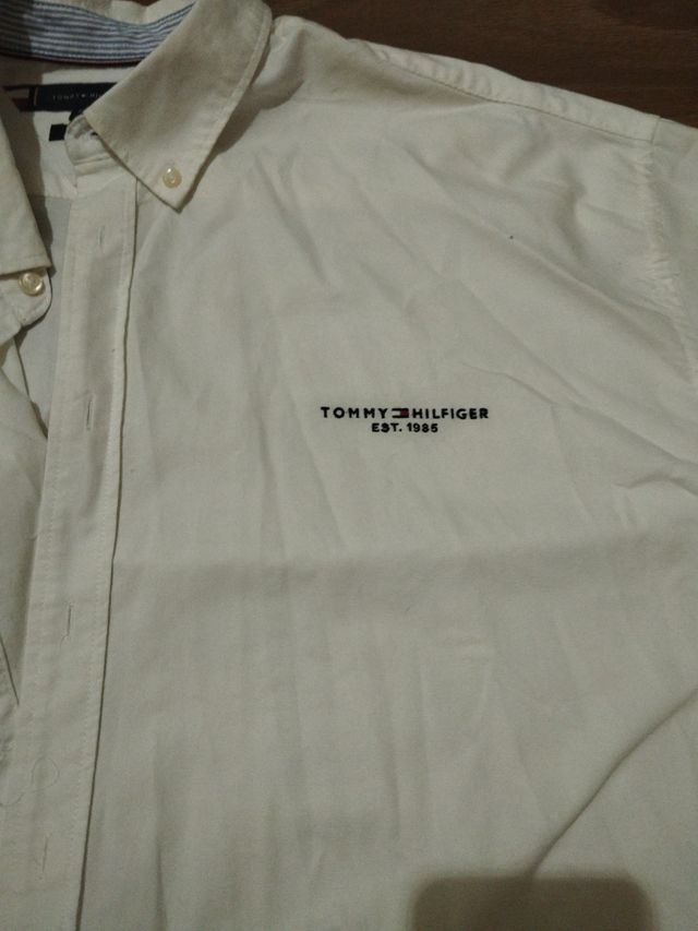 Camisa Tommy Hilfiger blanca - 3XL