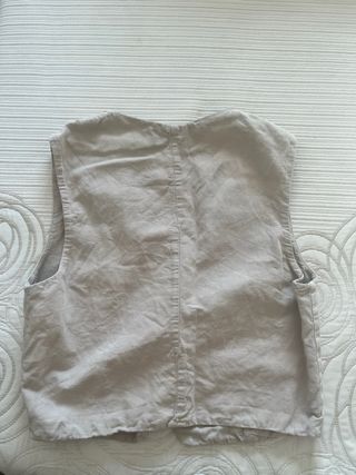 Chaleco Zara beige - Talla S