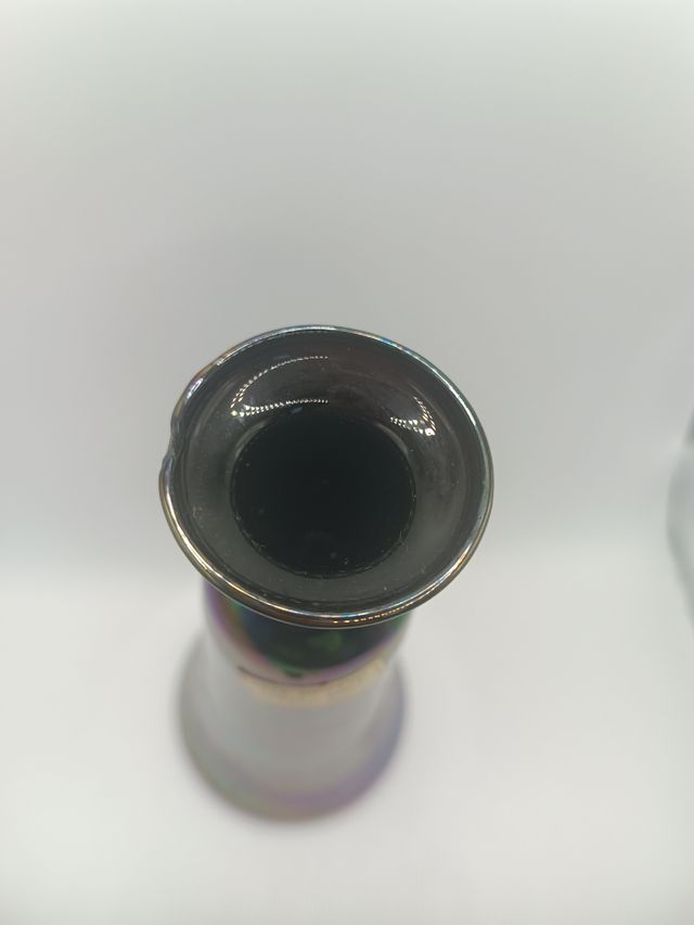 Bottiglietta vetro Murano iridescente