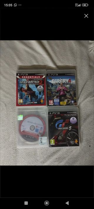 PS3 Juegos - Uncharted 2, Far Cry 4, GT5